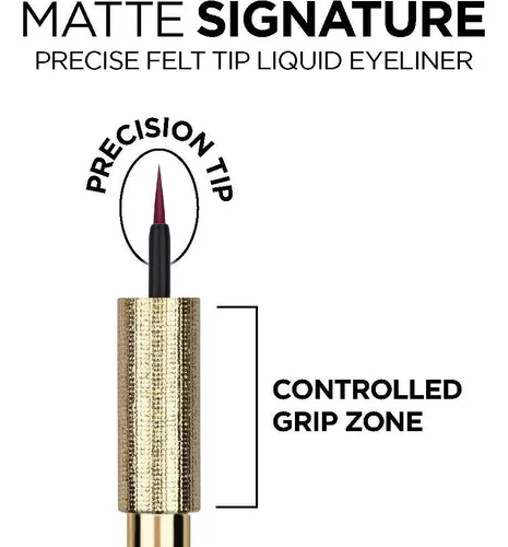 Lápiz Delineador Líquido Mate Burgundy De Loréal