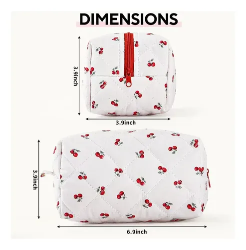 Neceser Floral Acolchado, Neceser Floral Grande, Bolsa Cosmé
