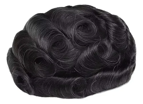 Prótesis Capilar Hombre Cabello Humano Remy Micro Piel Pu