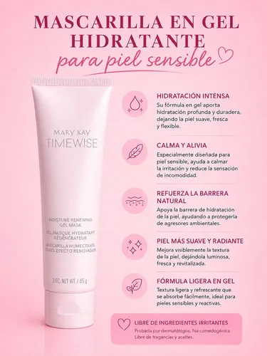 Mascarilla, Calma, Refresca, Hidrata Y Disminuye Poros