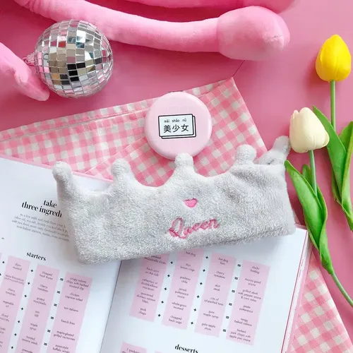 2 Elásticas De Peluche Para , Maquillaje, Duch