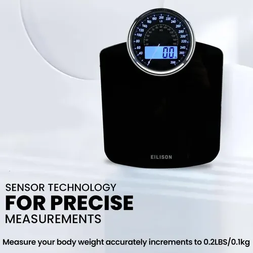 Eilison Highly Advance 2-in-1 Digital & Analog Weighing Scal