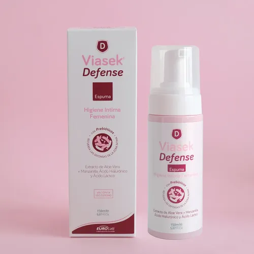 Viasek Defense Espuma Higiene Intima Femenina Prebióticos