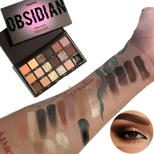 Set Maquillaje Basico Ruby Rose Paleta Sombras Gloss Rimmel