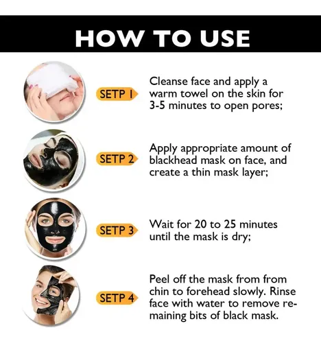 Set Mascarillas Faciales Removedor Puntos Negros Pack 30 Und