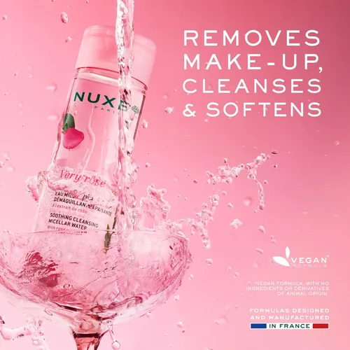 Desmaquillante Nuxe Very Rose Micelar Water, 6.7 Onzas Líqui