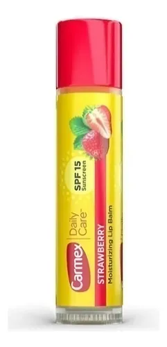 Bálsamo labial Carmex de fresa para labios secos y agrietados
