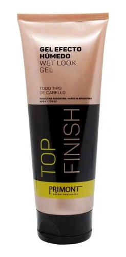 Primont Top Finish Gel Efecto Húmedo Fijación Peinado Pelo