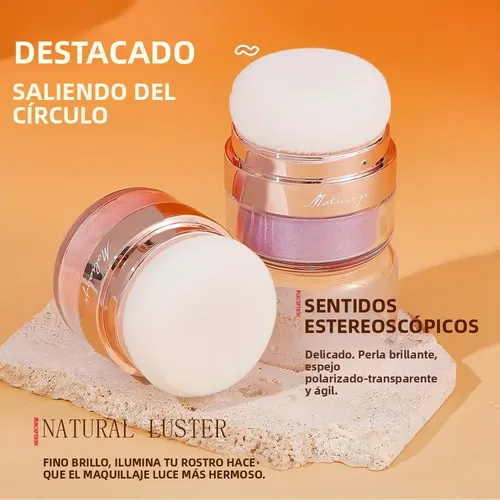 Esponja Iluminadora En Polvo Coratenest Body Shimmer, Unidad
