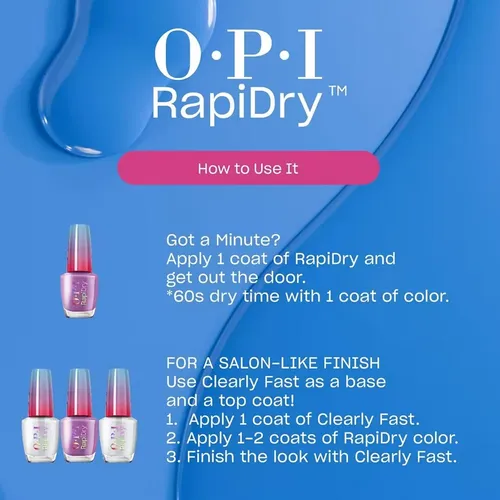 Opi Esmalte Rapidry Clearly Fast 3-en-1