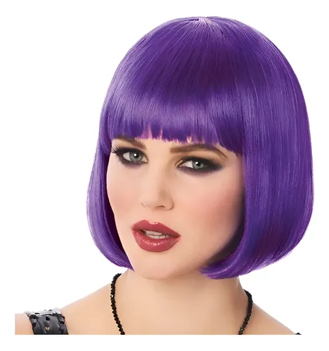 Peluca Lacio Corta Violeta