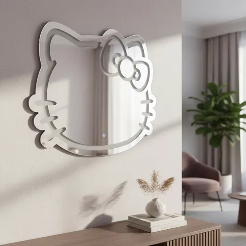 Espejo Trikceri Kitty Led Touch Luz Fría 60×40 Cm