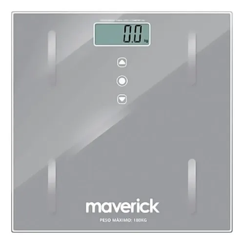 Balanza Personal Maverick Grasa Corporal Bpd01 Gris