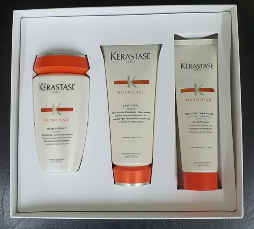Cofre Nutritive Kerastase Shampoo+ Acondicionador+ Thermique