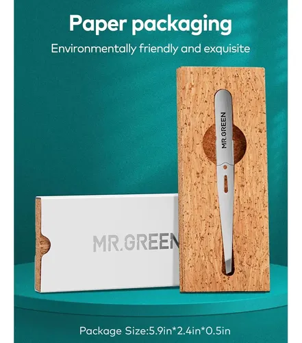 Pinzas De Precisión Mr.green De Acero Inoxidable Para Cejas