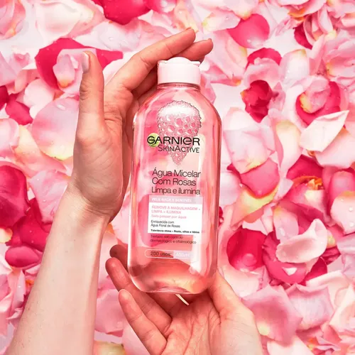Garnier Skin Active Agua Micelar Con Rosas Ilumina 400ml