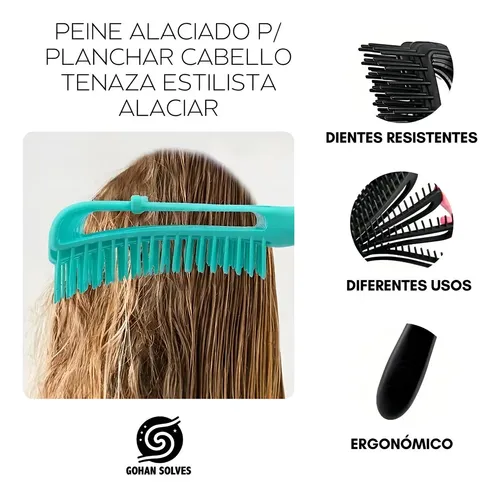 Peine Cepillo Pulpo Morado Desenredar Rizados Y Crespos