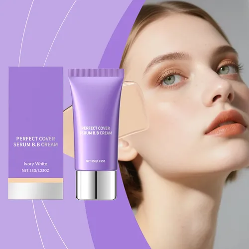 Crema Bb Con Esencia Hidratante De Color Blanco Marfil, Lige