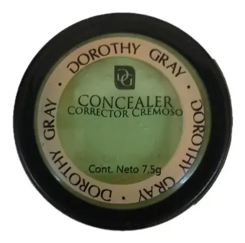 Corrector Cremoso Con Filtro Solar Uv Dorothy Gray Concealer Tono 05 verde