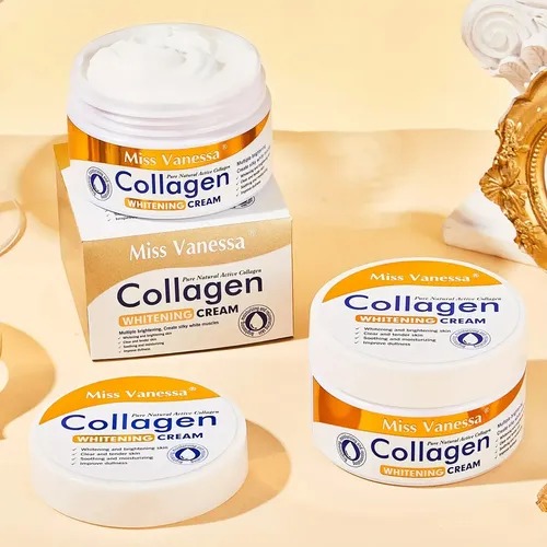 Crema Colageno Natural Blanqueadora Hidrantante X 120g Todo Tipo De Piel Día/noche