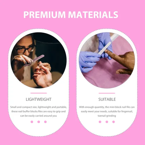 .w. Bloque Pulidor De Uñas De Doble Cara Para Manicura, H.