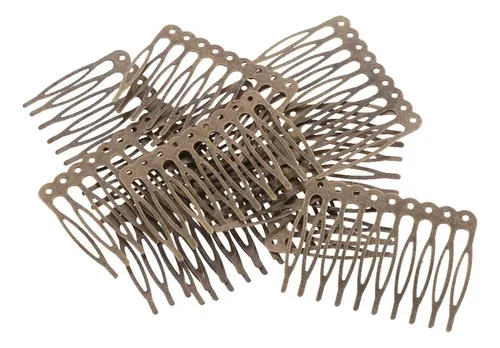 . 2x 10 Unids 5/10 Metal Alloy Hair Clip Craft Accessories