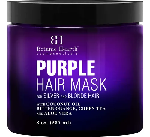 Mascarilla Capilar Botanic Hearth Purple Para Rubios, Platea