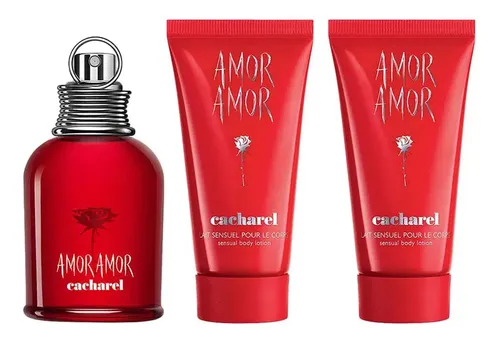 Set De Amor Amor Edt 50ml + (2) Body Lotion 50ml Volumen De La Unidad 50 Ml