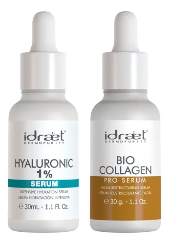 Serum Hialuronico Colageno Antiage Arrugas Hidratante Idraet