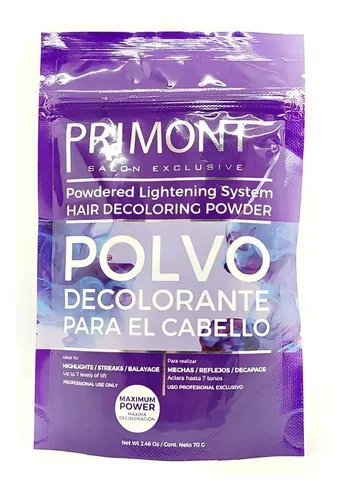 Decolorante Primont Maximum Power Polvo Deco Cabello Permanente 70g