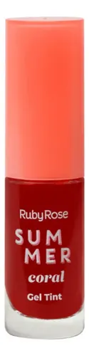 Gel Tint Ruby Rose Tinta Labial Hialuronico D-phantenol Color Summer Coral