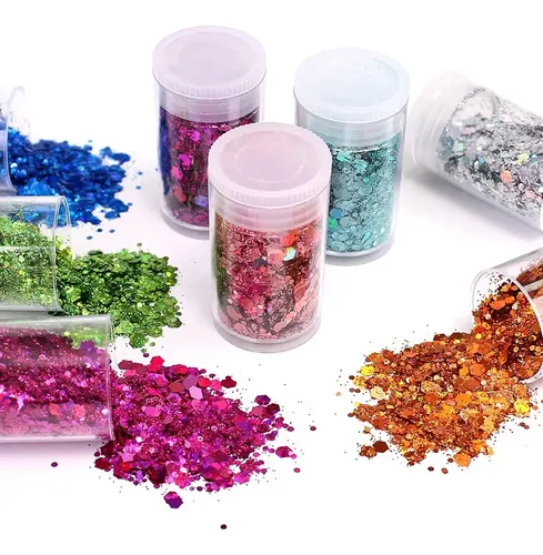 32 Colores Glitter Lentejuelas Brillantes Para Decoración De