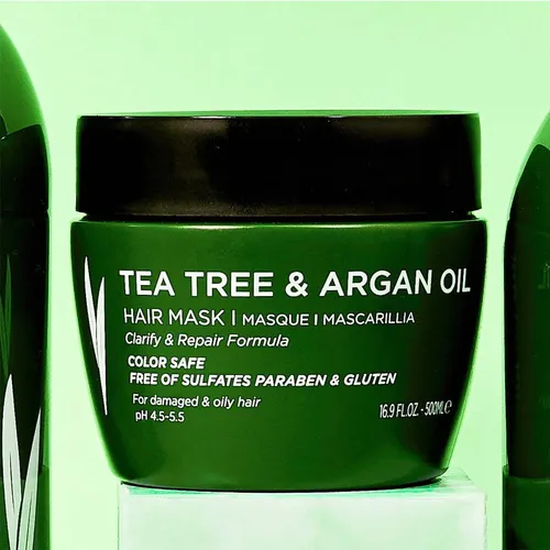 Mascarilla Capilar Luseta Con Aceite De Árbol De Té Hidratan