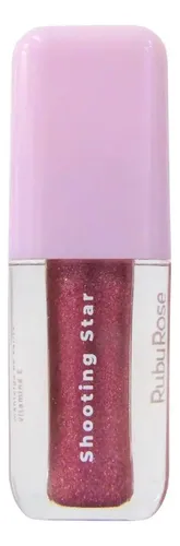 Lip Gloss Brilloso Glitter Vitamina E Hidratante Ruby Rose Shooting Star