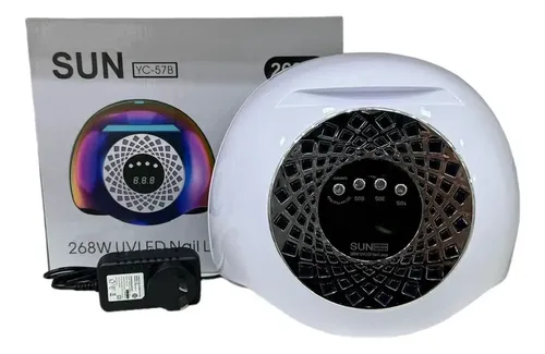 Cabina Sun Yc-57b 268w Uv/led Porta Celular Color Blanco