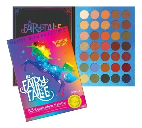 Paleta 35 Sombras Mate y Brillante Fairy Tale Book 3 Rude Cosmetics