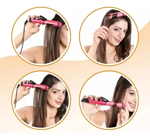 Planchita Y Buclera Para El Pelo 2 En 1 Profesional.plancha