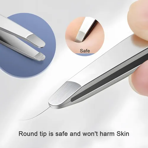 Pinzas Profesionales Acero Inoxidable Para Cejas Y Vello
