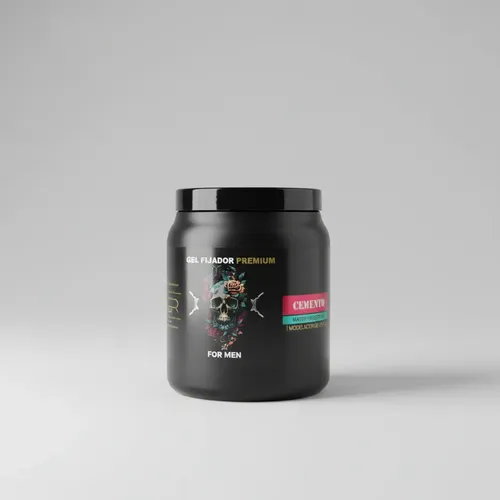 Gel Fijador Premium Beauty Walfor For Men Cemento 900 Gr