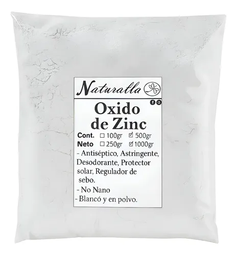 Oxido De Zinc 1 Kilo Uso Cosmetico