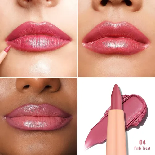 Lápiz 2 En 1 Oulac Delineador Labios Y Ojos 04 Pink Treat