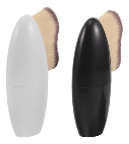 Brocha Para Base De Maquillaje, 2 Unidades, Para Líquidos Y