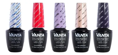 Vanta X5 Esmaltes Semipermanentes Gel On-off Cabina X 15 Ml