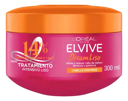 Elvive Dream Liso Mascarilla Tratamiento Intensivo X300ml