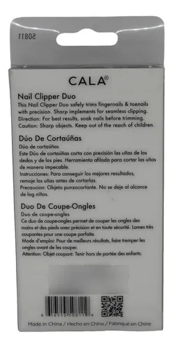 Cortauñas Cala Soft Touch Mint Duo