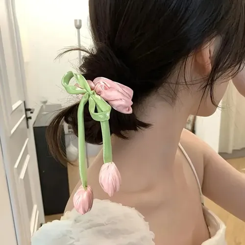 Accesorio Para El Pelo Con Forma De Tulipán Francés, 3 Unida 3pcs