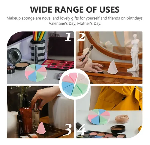 3 Juegos De Esponjas De Maquillaje Húmedas Y Secas