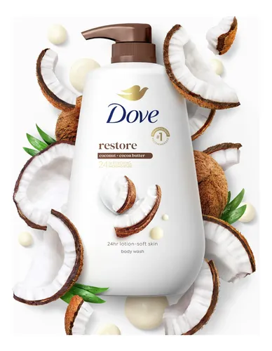 Jabón Líquido Corporal Dove Coco Y Manteca De Cacao 905ml