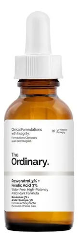Resveratrol 3% + Ferulic Acid 3% | Sérum antioxidante Natural The Ordinary