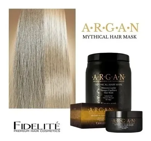 Fidelite Argan Mascara Baño De Crema 250g+ Protector Termico